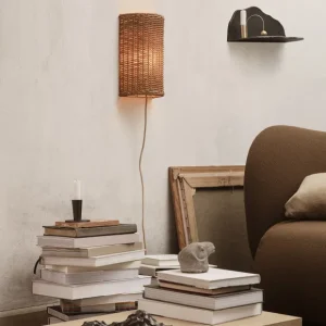 Ferm Living Abat-Jours>Abat-Jour Applique Murale Dou Rotin - Naturel