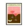 PSTR Studio Affiches & Tableaux>Affiche Cocktail - Elin Pk - Cosmopolitan