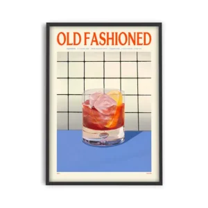 PSTR Studio Affiches & Tableaux>Affiche Cocktail - Elin Pk - Old Fashioned