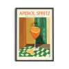 PSTR Studio Affiches & Tableaux>Affiche Cocktail - Elin Pk - Aperol Spritz