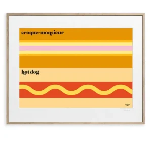 Image Republic Affiches & Tableaux>Affiche Le Snack By Vahram Muratyan - 40 X 50 Cm
