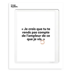 Image Republic Affiches & Tableaux>Affiche Loic Prigent Je Crois Que Tu - 30 X 40 Cm