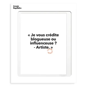 Image Republic Affiches & Tableaux>Affiche Loic Prigent Je Vous Credite - 30 X 40 Cm
