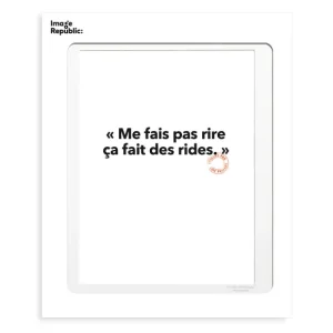 Image Republic Affiches & Tableaux>Affiche Loic Prigent Me Fais Pas Rire - 30 X 40 Cm