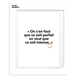 Image Republic Affiches & Tableaux>Affiche Loic Prigent On S'En Fout - 30 X 40 Cm