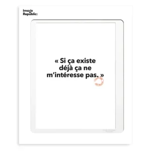 Image Republic Affiches & Tableaux>Affiche Loic Prigent Si Ca Existe Deja - 56 X 76 Cm