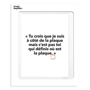 Image Republic Affiches & Tableaux>Affiche Loic Prigent Tu Crois Que - 30 X 40 Cm