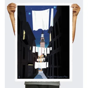 Image Republic Affiches & Tableaux>Affiche Monsieur Z Marseille - 40 X 50 Cm