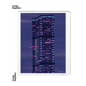 Image Republic Affiches & Tableaux>Affiche Wlpp Paris Tour Montparnasse - 30 X 40 Cm
