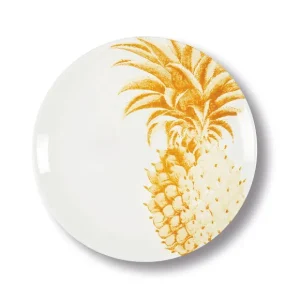 Sélectionné par Fleux Assiettes & Couverts>Assiette Plate Ananas En Porcelaine - O 27 Cm