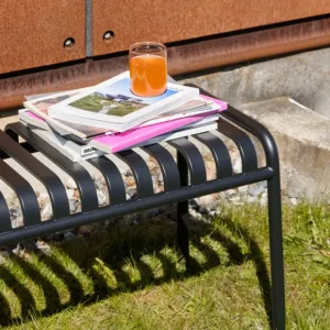 Hay Poufs & Bancs>Banc Palissade En Acier Poudre - Anthracite
