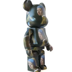 Sélectionné par Fleux Sculptures & Figurines>Bearbrick 1000% Johannes Vermeer - La Jeune Fille A La Perle - 72 Cm
