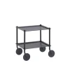 Muuto Petits Rangements>Chariot Flow 2 Etagères Bleu-Gris