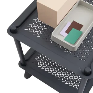 Muuto Petits Rangements>Chariot Flow 2 Etagères Bleu-Gris