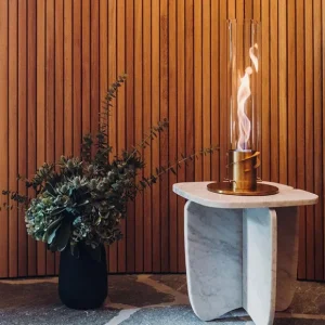 Höfats Lampes De Table>Cheminee / Feu De Table Spin 120 - O 23 X 54 Cm - Or