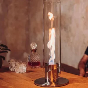 Höfats Lampes De Table>Cheminee / Feu De Table Spin 120 - O 23 X 54 Cm - Or