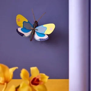 Studio Roof Art Mural>Décoration Murale Papillon Monarque Jaune En Carton Recycle