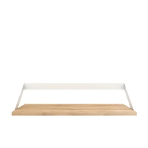 Ethnicraft Etagères>Etagere Ribbon En Chene Et Metal Blanc - L 70 Cm
