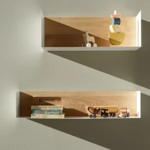 Ethnicraft Etagères>Etagere U En Chene - 70 X 15 Cm