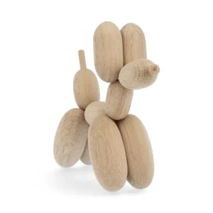 BoyHood Sculptures & Figurines>Figurine Chien Ballon D'Og - Chene - H 30 Cm