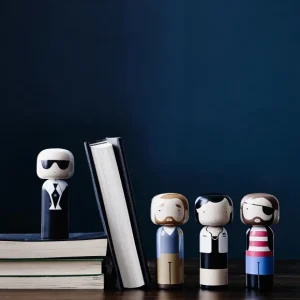 Lucie Kaas Sculptures & Figurines>Figurine En Bois Kokeshi Sketch.Inc Coco