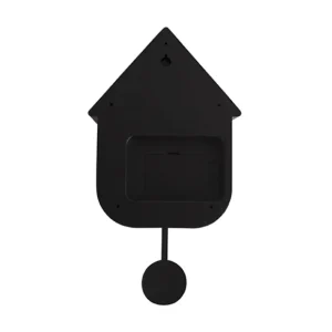 Sélectionné par Fleux Horloges>Horloge Modern Cuckoo En Metal L 21.5 X H 41 Cm - Noir