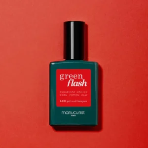 Manucurist Soins>Kit Green Flash - Vernis Semi Permanent - Poppy Red