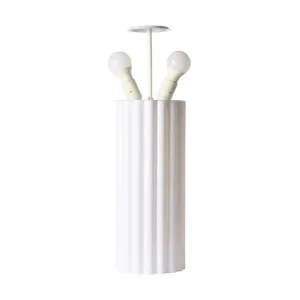 HK Living Lampes De Table>Lampe De Table Acrylic Cupola - O 56 X 61,3 Cm - Blanc