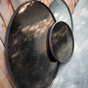 Ethnicraft Miroirs>Miroir Vieilli - O 92 Cm Marron