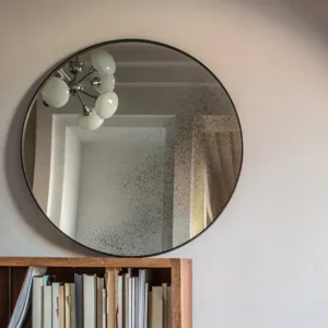 Ethnicraft Miroirs>Miroir Vieilli - O 92 Cm Marron
