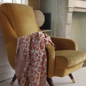 Doing Goods Linge De Lit>Plaid Leopard En Coton - Rose