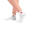 Sélectionné par Fleux Chaussettes>Socquettes Coeur Dentelle Blanc