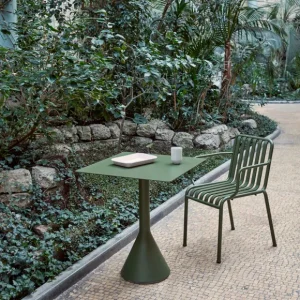 Hay Tables D'extérieur>Table Cone Palissade - L 65 X P 65 X H 74 Cm - Olive