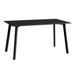 Hay Tables À Manger>Table Cph Deux 210 Noir & Pieds Hetre - Noir