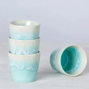 Sélectionné par Fleux Tasses & Mugs>Tasse Gr En Gres Ceramique - Aqua Espresso
