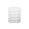 ENOstudio Vases>Vase B4 En Verre Souffle - M Blanc