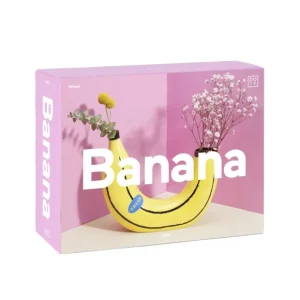 DOIY Vases>Vase Banane - Jaune