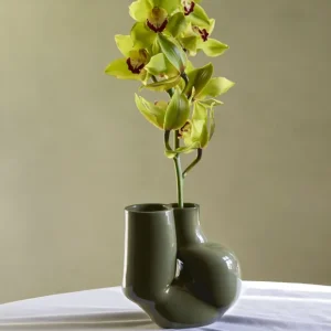 Hay Vases>Vase Chuby - Olive Vert